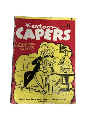 Kartoon Capers No. 7 - Loaded with Gags and Gaiety! Hilarious Comic by The Red C