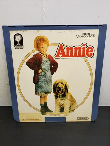 Vtg RCA Video Discs Capacitance Annie Part 2 of 2 Discs Collectible 1982-3 Tomor