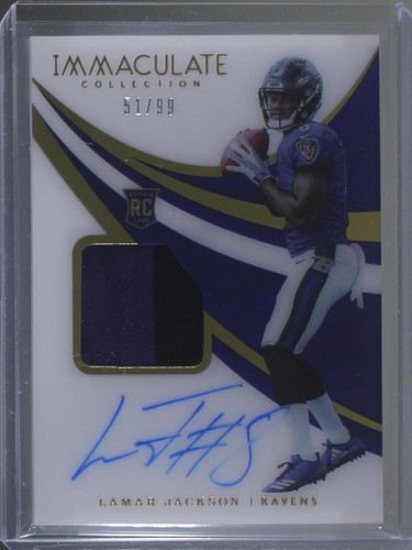 2018 Panini Immaculate Collection Lamar Jackson #116