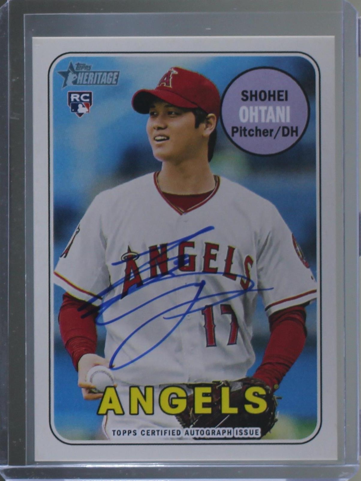 Scarcity check on this one. This is a 2018 Topps '83 Silver Pack Chrome Orange Refractor #51 Shohei Ohtani rookie in a BGS 9 holder, and Orange is the /25 parallel in