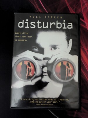 Disturbia (Full Screen Edition) - DVD & CASE - VERY GOOD