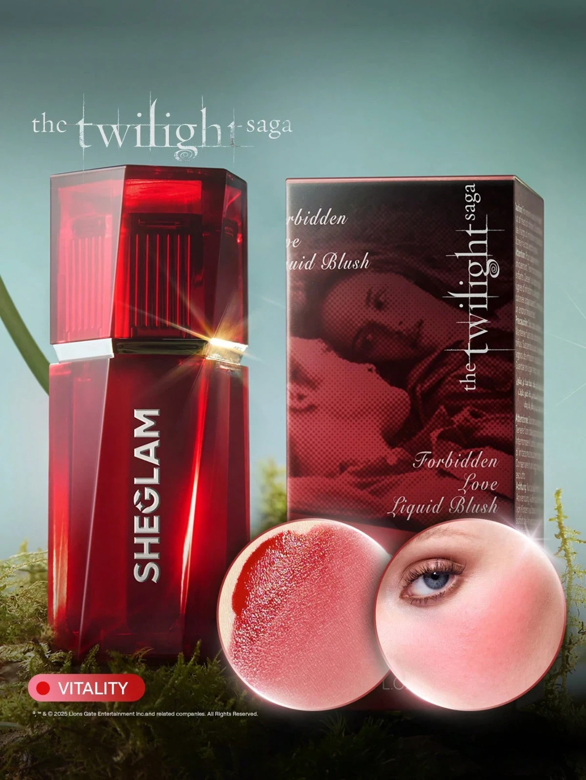 The Twilight Saga X SHEGLAM Forbidden Love Liquid Blush-Vitality