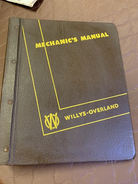 Willys Overland Mechanics Manual | Other Parts & Accessories | Gumtree