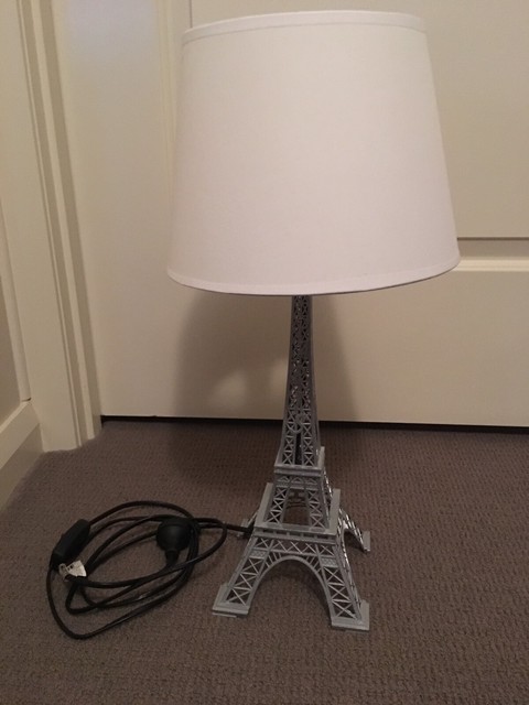 Eiffel Tower Lamp Base Shade Table Desk Lamps