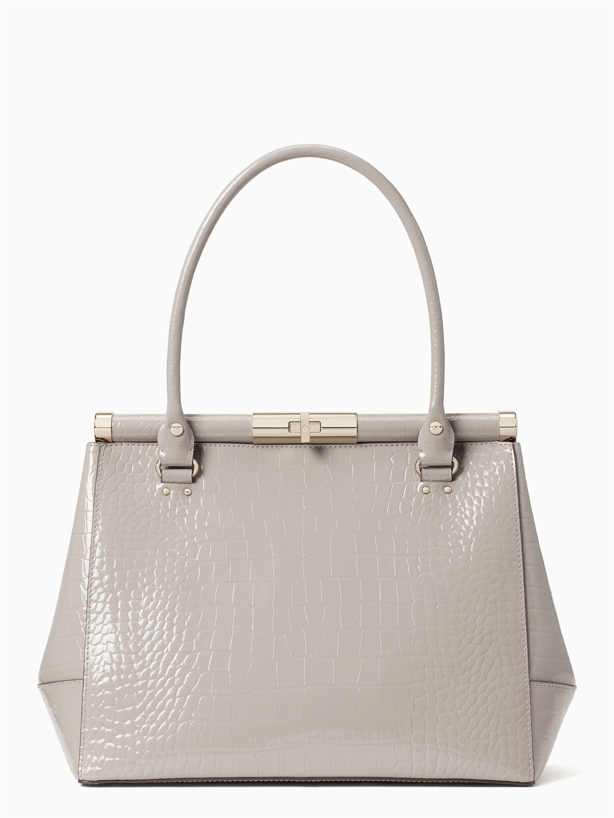 Kate Spade New York 249627 Womens Knightsbridge Constance Satchel Bag Gray