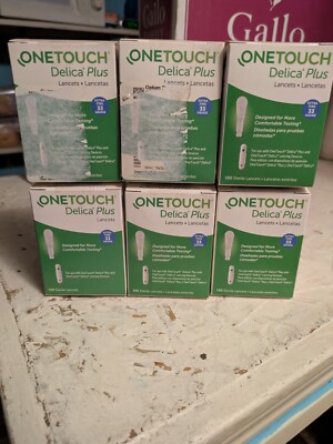 600 One Touch Delica Plus 33 Gauge Lancets