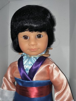 Engel Puppe Disney Princess Mulan Doll WDW Epcot Germany 2005 MIB SUPER RARE!