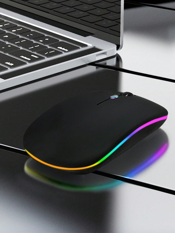 Works Windows | Low Profile Battery Powered Rgb Bluetooth Wireless Mouse