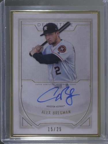世界に5枚 SSP Auto Alex Bregman Platinum Cut