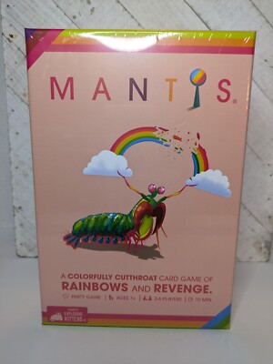 Mantis By Exploding Kittens, Party Game Colorful Cutthroat Card Game of Rainbows