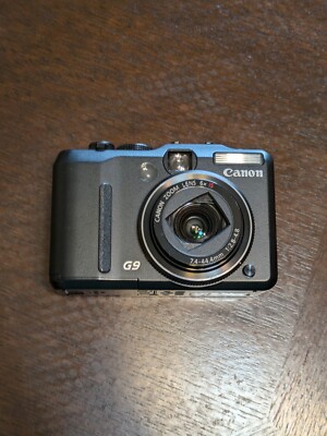 Canon PowerShot G9 12.1MP Digital Camera - Black