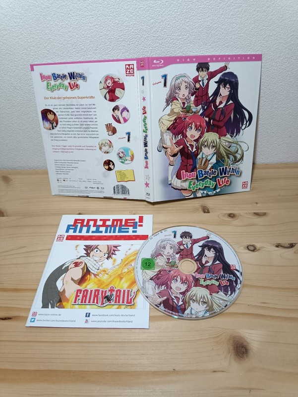 Inou Battle Within Everyday Life - Vol.1 (Episoden 1-6) Blu-Ray Disc Mit Ovp