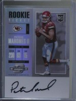 2017 Panini Contenders Optic Patrick Mahomes II #103