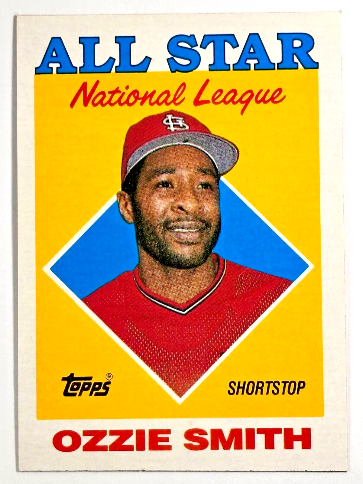 1988 Topps #400 Ozzie Smith N.L. All-Star 1987 NL Stolen