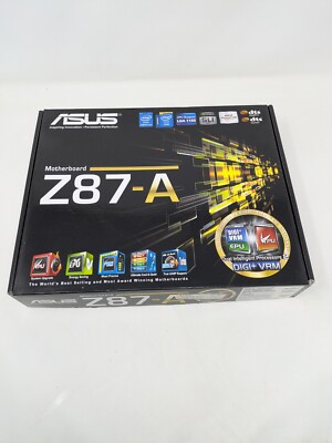 ASUS Z87-A LGA 1150 Intel Z87 HDMI SATA 6Gb/s USB 3.0 ATX Intel Motherboard