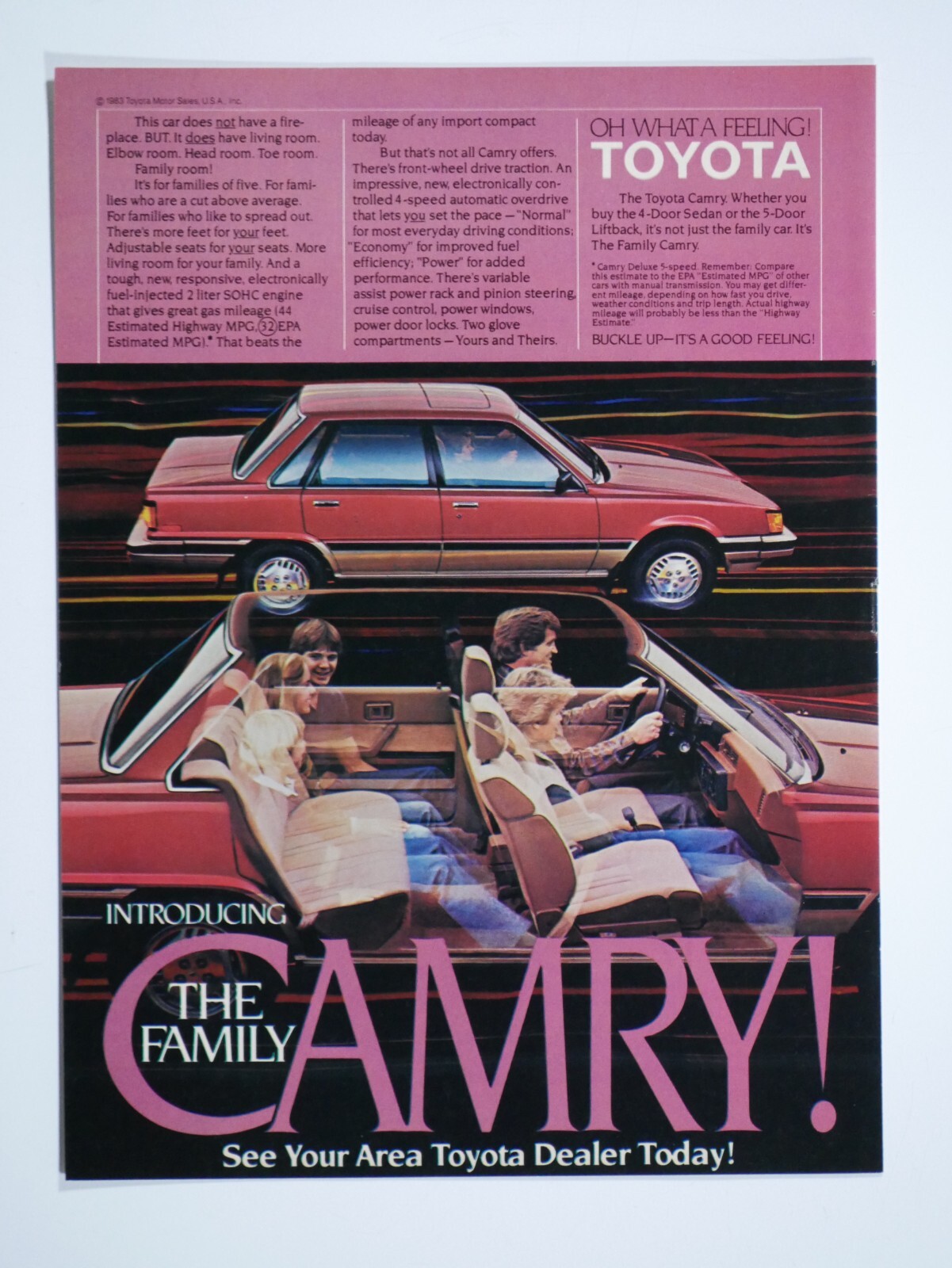 TOYOTA CAMRY 1983~1988 海外版 TOYOTA CAMRY 1983~1988 海外版 1983 Toyota Camry US 1983
