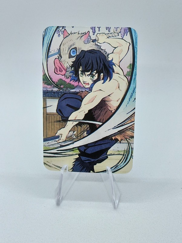 Inosuke Hashibira Pourfendeur Demon Slayer Carte Regular No Prism Manga Anime