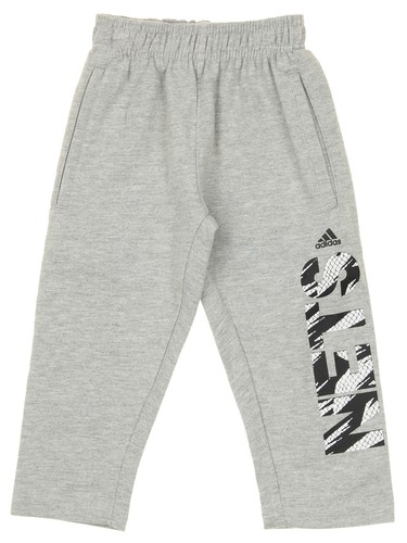 Флисовые брюки с вертикальным вырезом Adidas NBA Toddlers Brooklyn Nets, серые