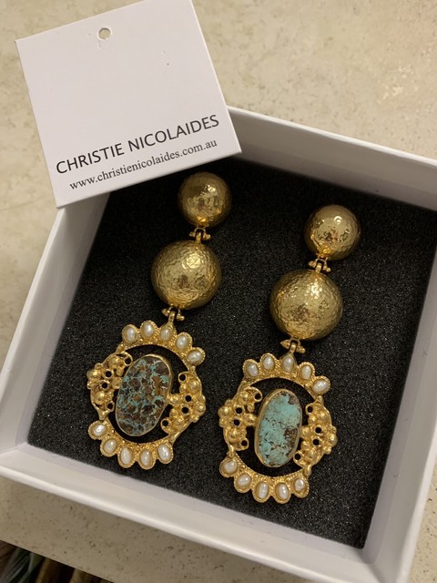 Christie Nicolaides Paloma Turquoise Earrings Women S Jewellery Gumtree Australia Toowoomba City Prince Henry Heights 1229853910