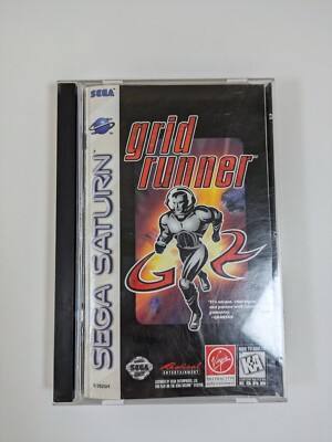 Grid Runner (Sega Saturn Sys. 1996) Authentic, Complete TESTED