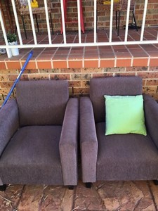 Brown Armchairs X4 Fantastic Furniture Armchairs Gumtree