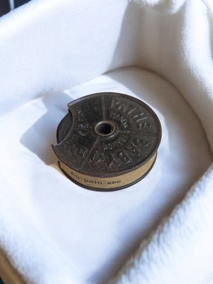 Film ancien Pathé-Baby pellicule cinéma "Au pain sec" vintage collection rétro