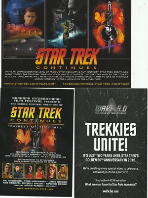 STAR TREK -- Group of Items from the 2014 Las Vegas Convention