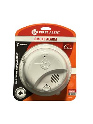 First Alert Hardwired Smoke Alarm with Battery Backup, Advanced Sensing Technolo
