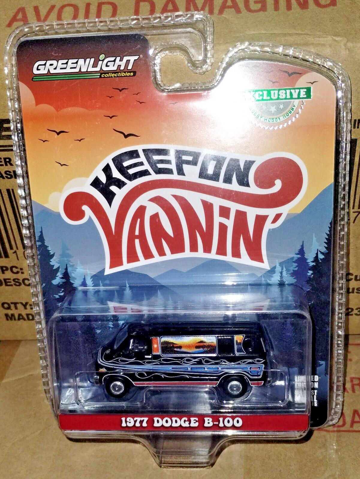 Greenlight Vannin' 1977 Dodge B-100 Custom Van 30475 1/64 Scale | eBay