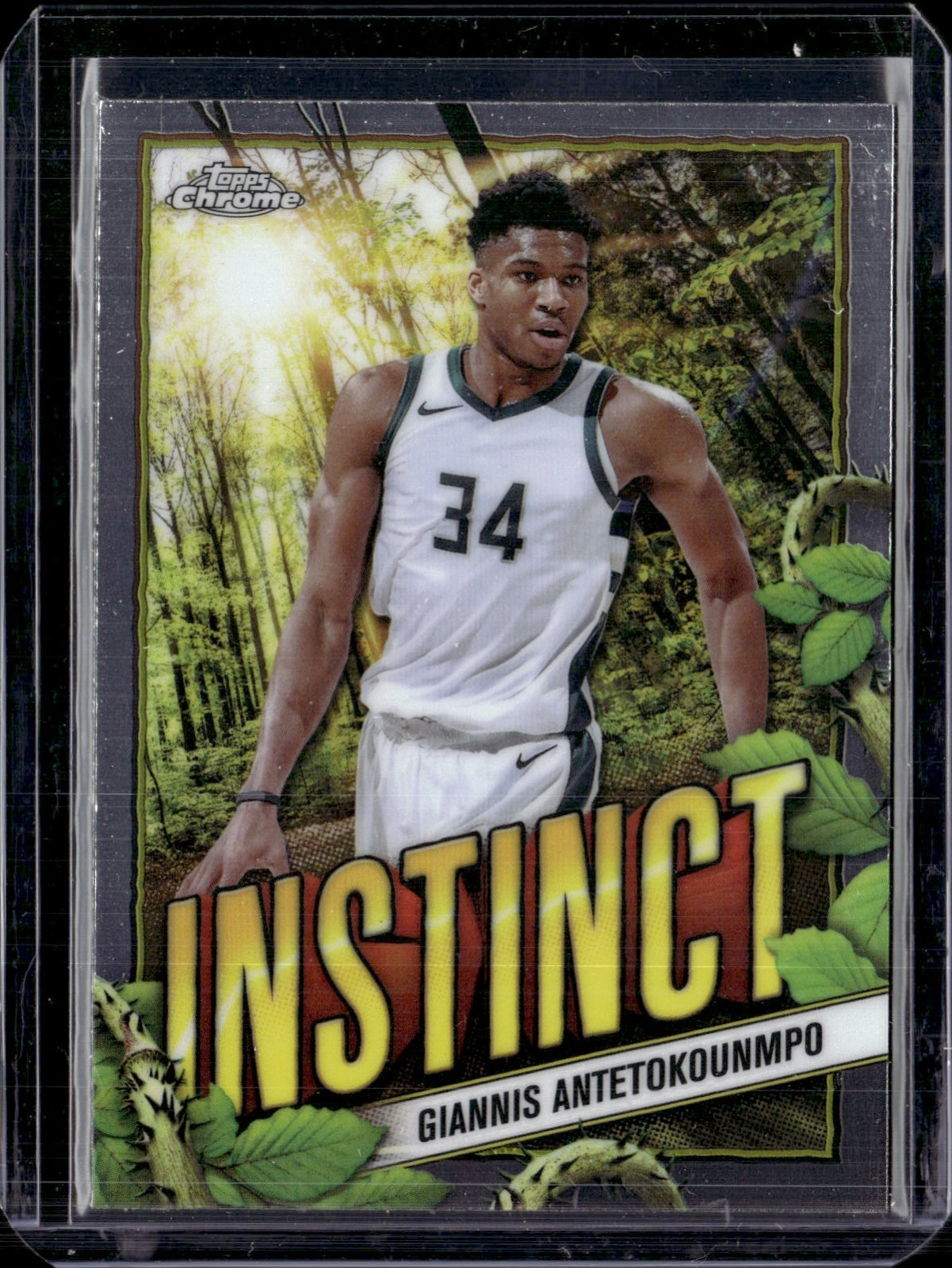 2024-25 Topps Chrome #INS-4 Giannis Antetokounmpo Instinct