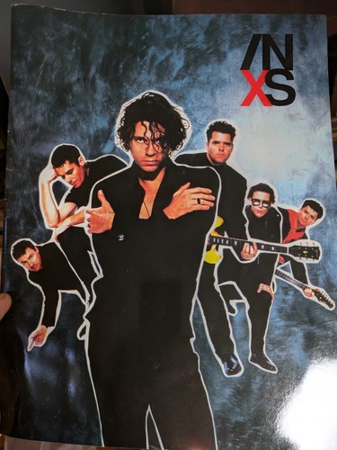 1990 INXS Concert Tour Program Book MICHAEL HUTCHENCE Nice