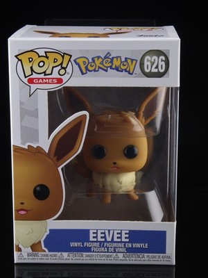 Funko Pop! Games Pokemon Eevee Vinyl Figure 626 Collectible Toy w/Box Protector