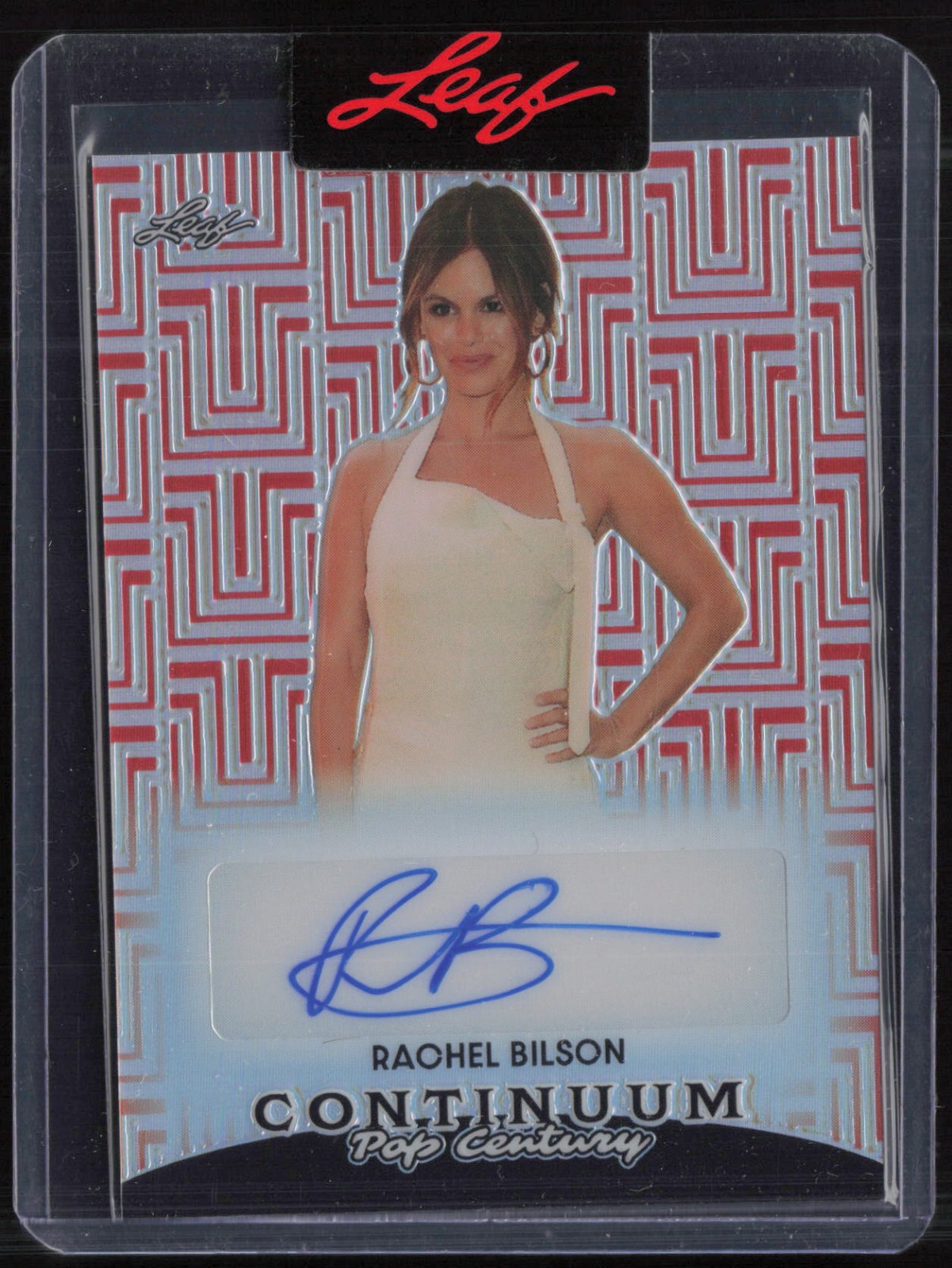 2023 Leaf Pop Century Continuum Red Rachel Bilson 22/49 Auto Autograph