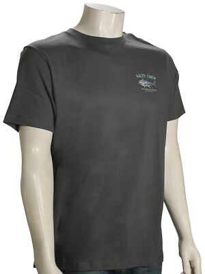 Salty Crew Big Blue SS T-Shirt - Charcoal - New