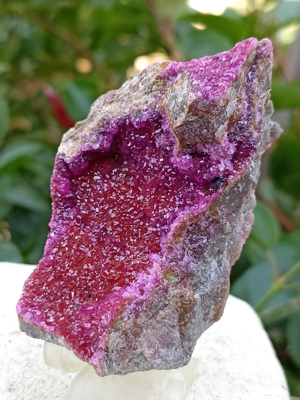 Cobaltocalcite ( Cobalto Calcite ) Cristallisation Rose Fushia. 103g. Rd Congo.
