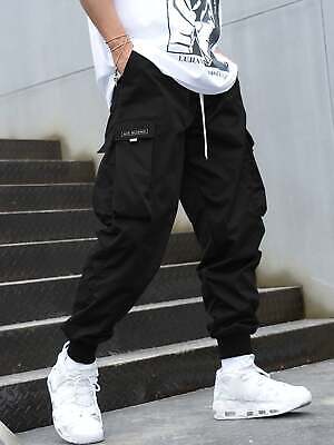 Okizul Mens Joggers Pants Unisex Fashion Casual Cargo Pants