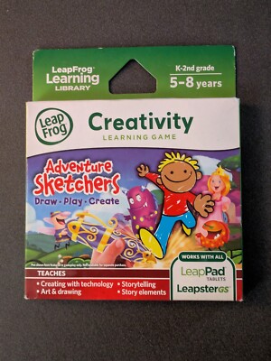 NEW LeapFrog Adventure Sketchers CREATIVITY LeapsterGS Game LeapPad Leap Frog