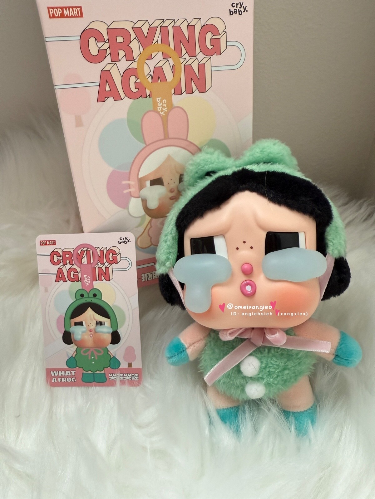 Brand New POP MART - CRYBABY Crying Again Series “What A