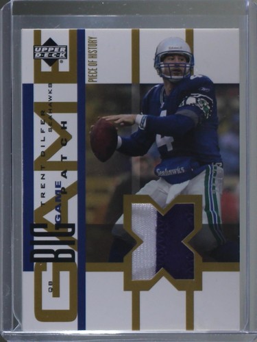 2002 Upper Deck Piece Of History Trent Dilfer #BGJ-TDI