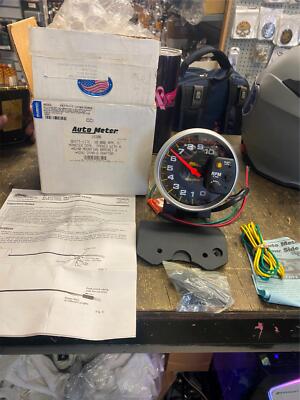 Auto Pro Meter Tachometer Shift Lite harley pro Cycle 5'' Chopper Guage Mount