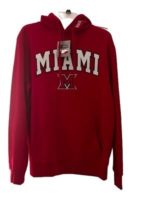 Stadium Athletics New Miami Redhawks Hoodie Medium