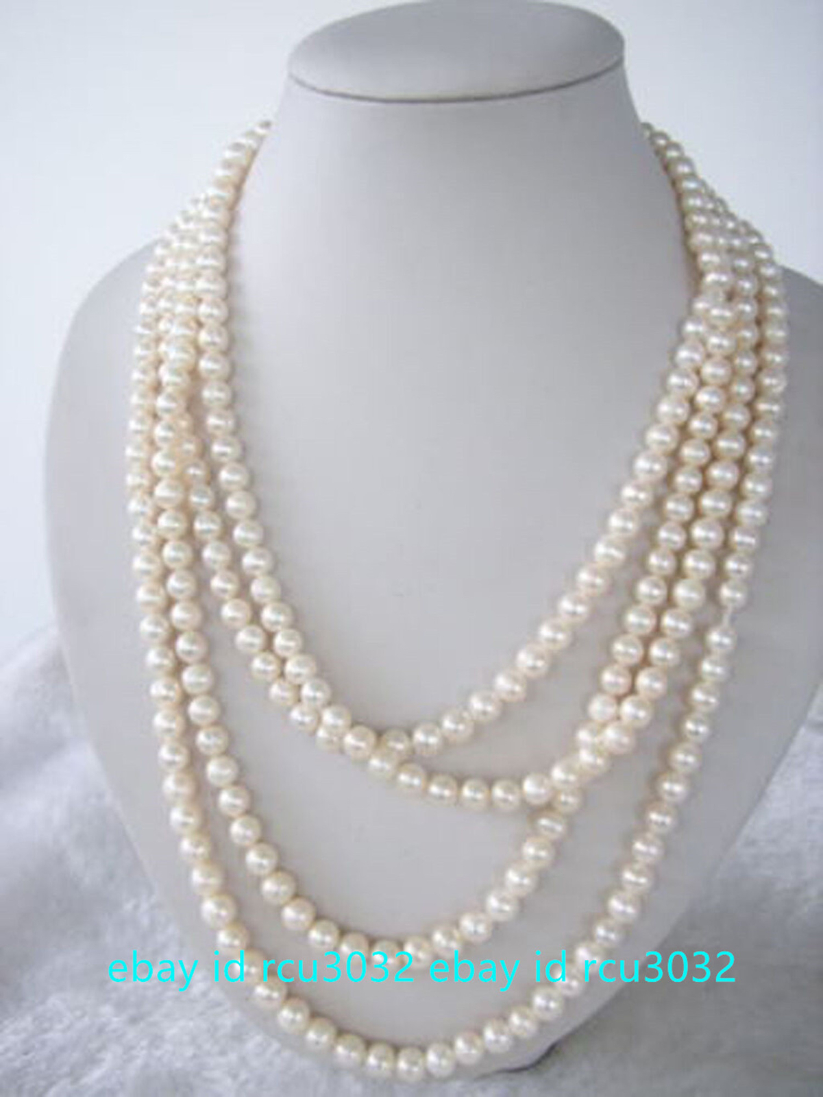 PRY シュウト　 Silver & White Pearl Necklace 51Q7uOOETCL._UY1000_.jpg