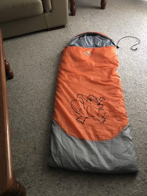 children's cots with sleeping bag