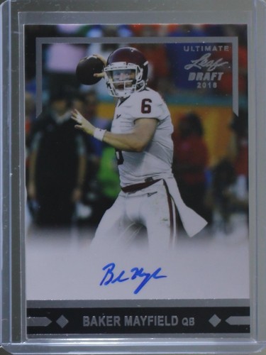 2018 Leaf Ultimate Draft Baker Mayfield #GLR-BM1