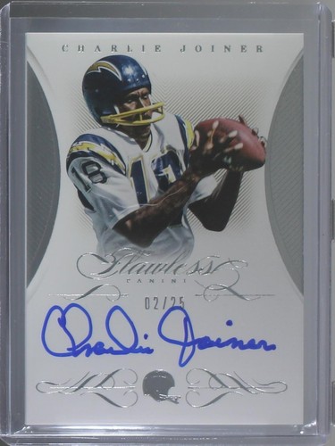 2015 Panini Flawless Charlie Joiner #S-CJ