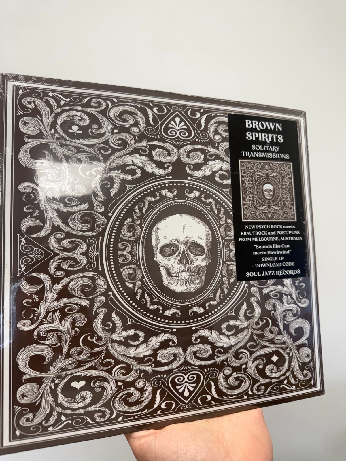 BROWN SPIRITS - SOLITARY TRANSMISSIONS   VINYL New Minor Imperfect See Pics