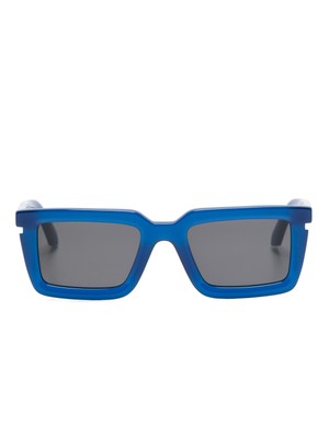Pre-owned Off-white Oeri113s24pla0014507 Tucson Blue Sunglasses