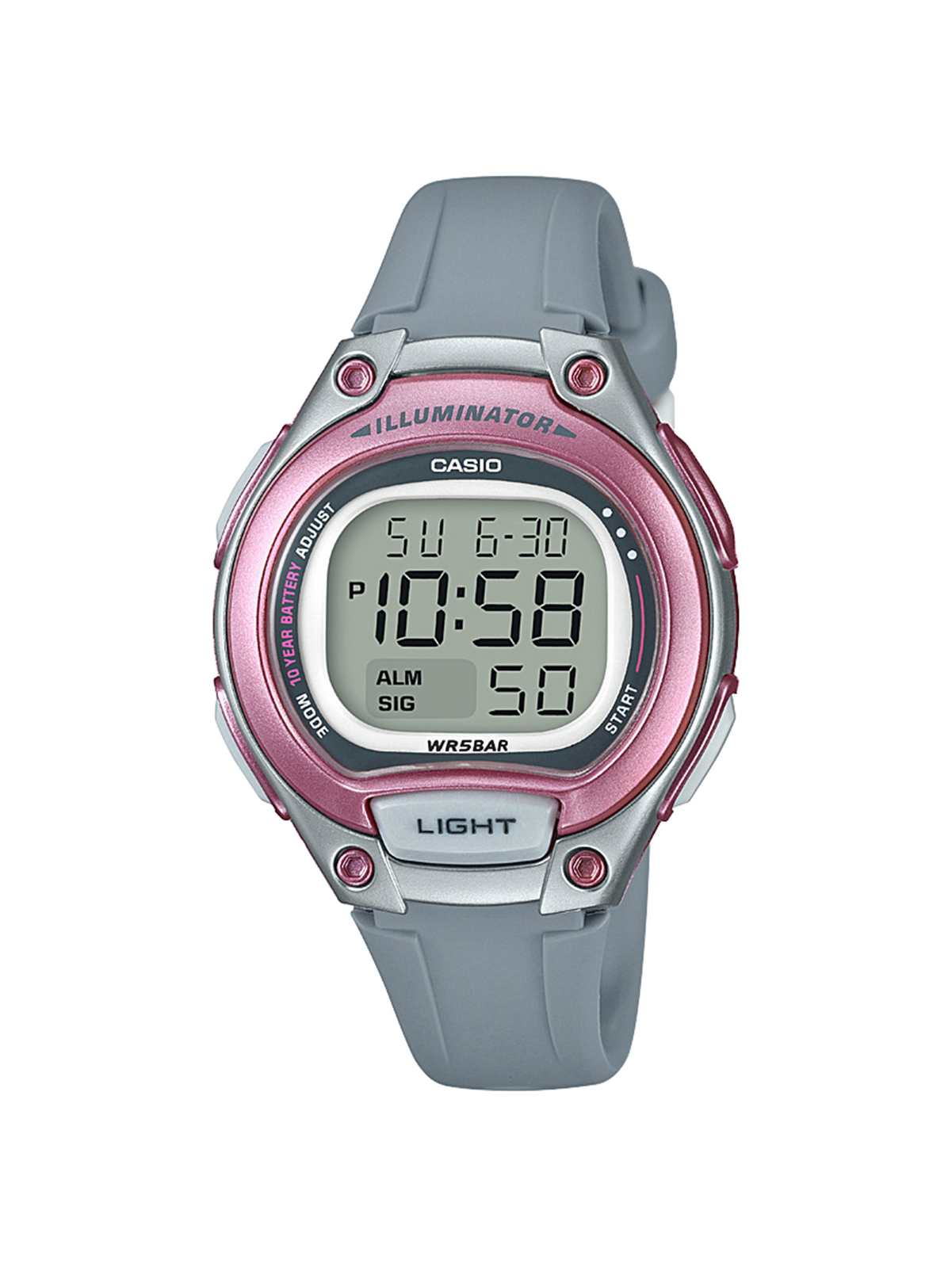casio illuminator pink