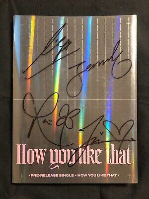 BLACKPINK autographed "How You Like That" Special Edition Album signed PROMO CD