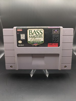Bass Masters Classic Pro Edition SNES Game TESTED Super Nintendo 